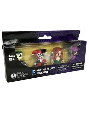 Mezco Toyz Mini Mezitz Gotham City Villains 4pc Mini Figure Box Set DC Comics
